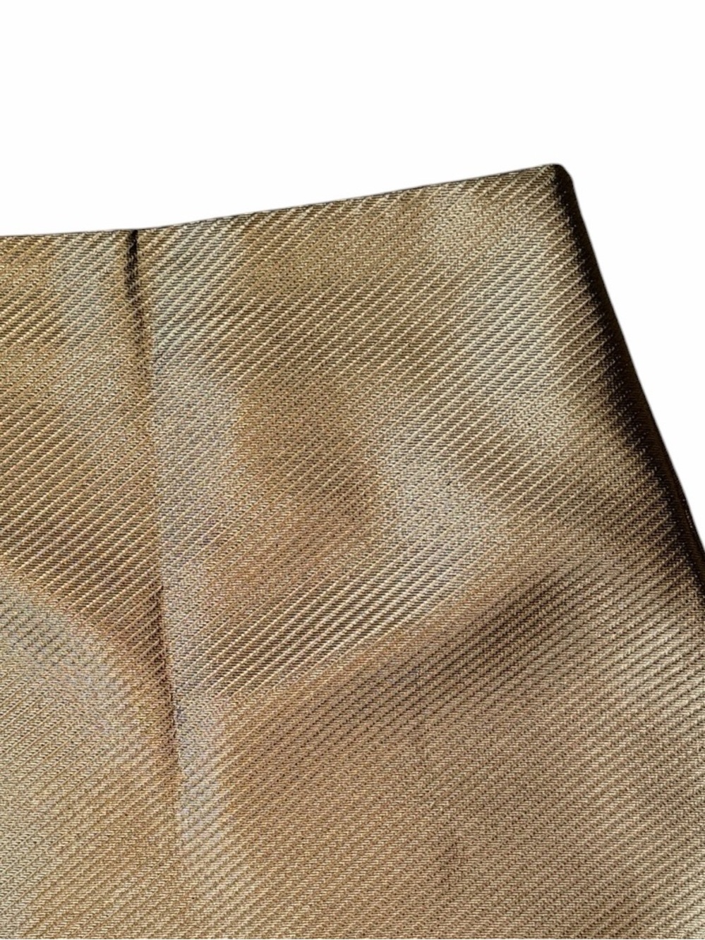 LOFT Gold Metallic Textured Jacquard Mini Skirt Size 6 NWT - Picture 6 of 11